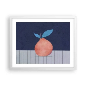 Poster in white frmae - Convexity and Plane - 50x40 cm