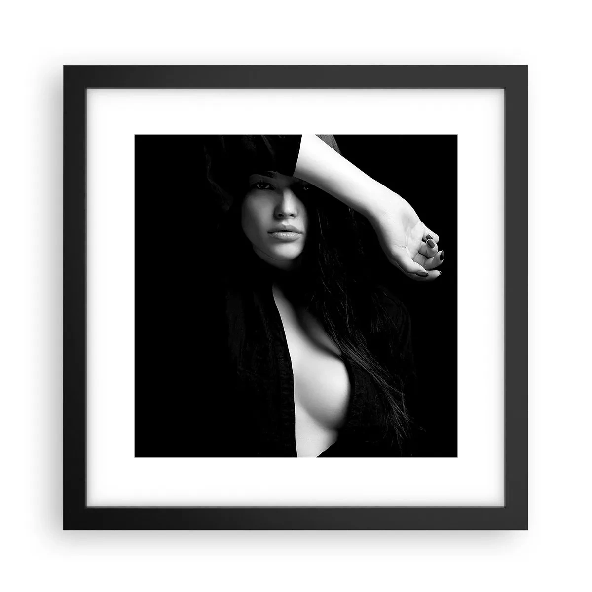 Poster in black frame - School of Seduction - 30x30 cm