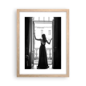 Poster in light oak frame - In Great Style - 30x40 cm