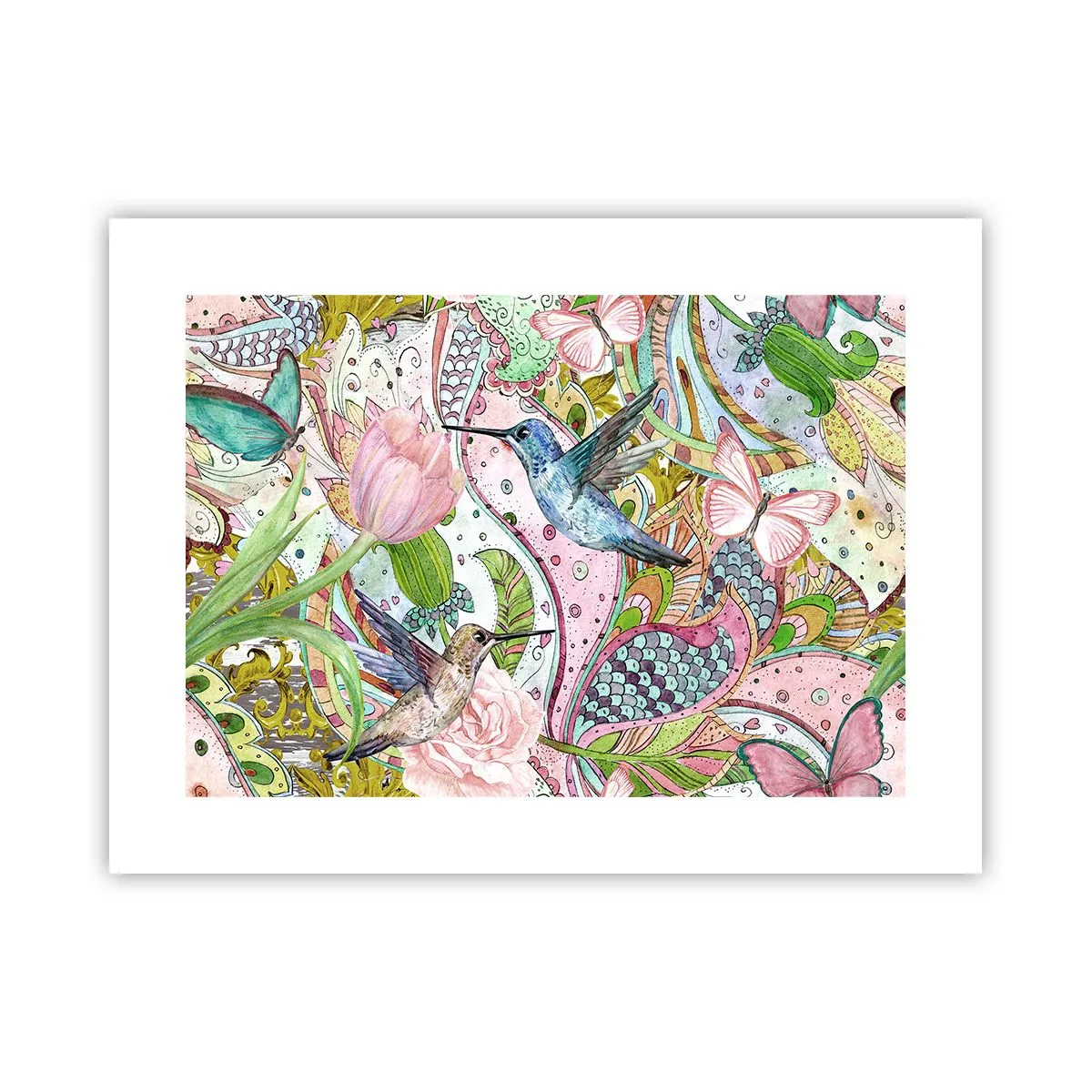 Poster - Entwined in the Vines - 40x30 cm