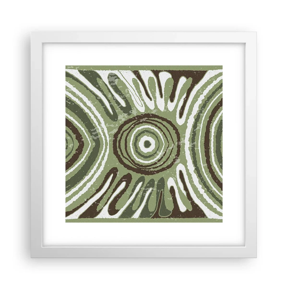 Poster in white frmae - Explosion of Emotions - 30x30 cm