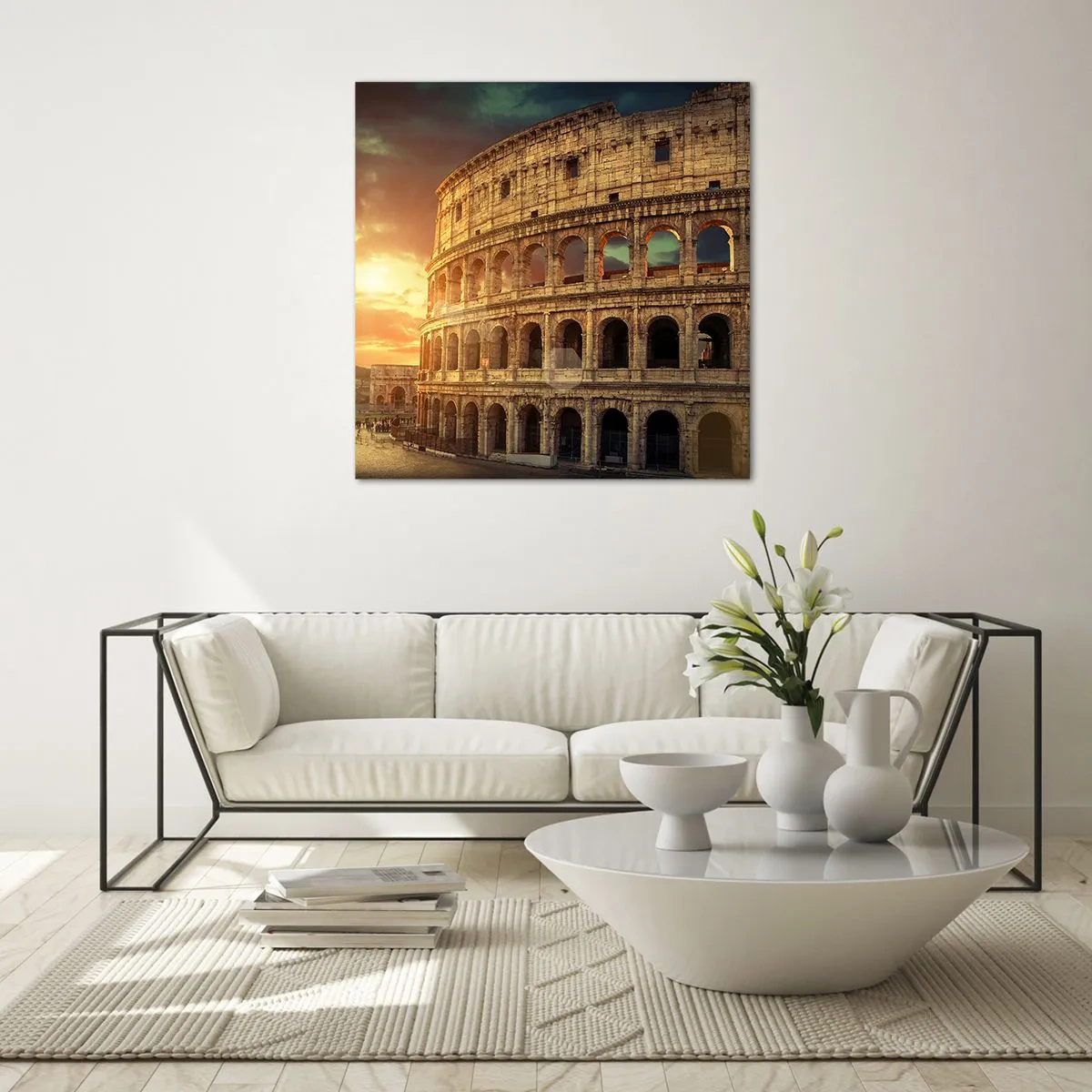 Glass picture - Colossal Impression - 30x30 cm