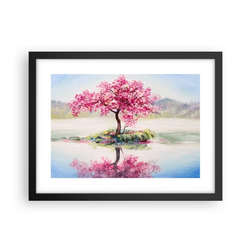Poster in black frame - Spring Holiday - 40x30 cm