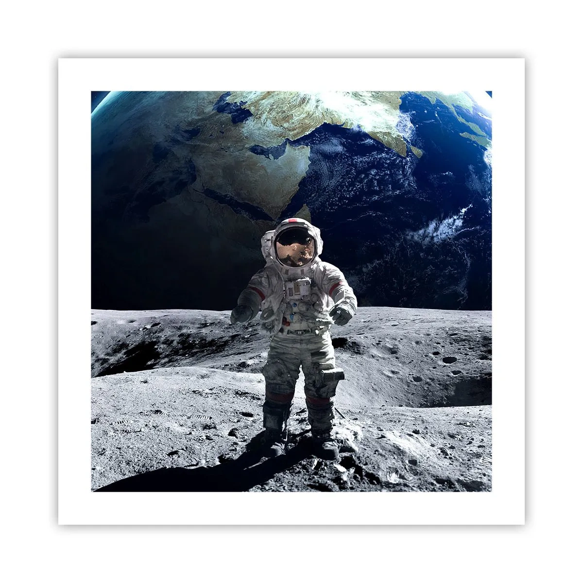 Poster - Greetings from the Moon - 50x50 cm