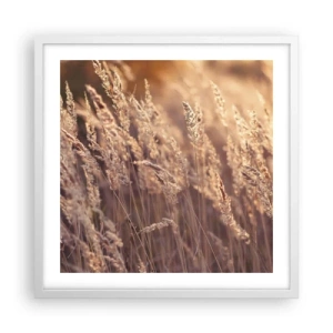 Poster in white frmae - Ready to Welcome Autumn - 50x50 cm