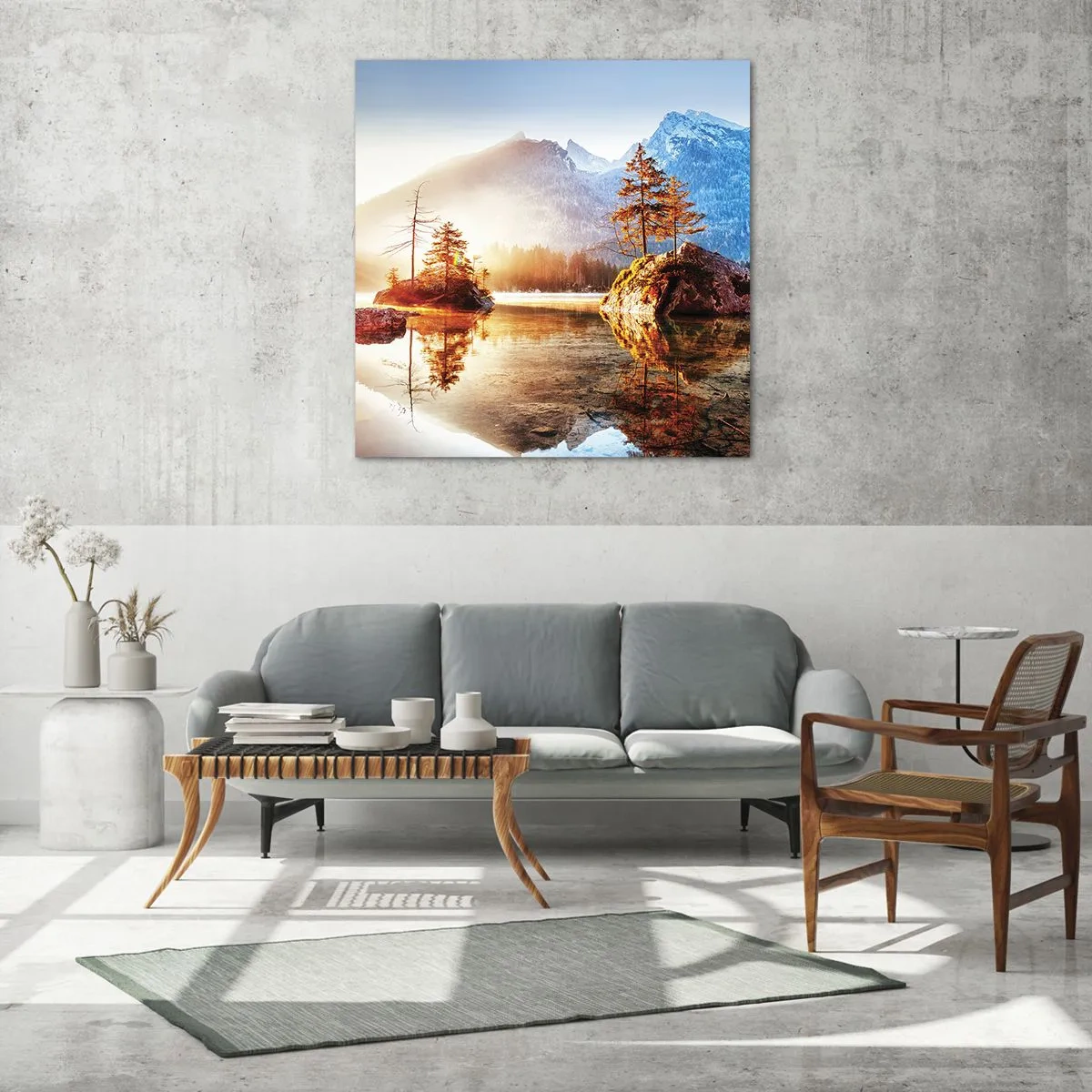 Glass picture - Nature in New Light - 40x40 cm