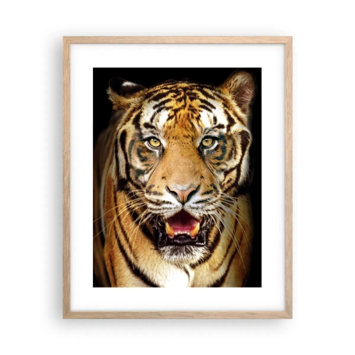 Poster in light oak frame - Wild at Heart - 40x50 cm