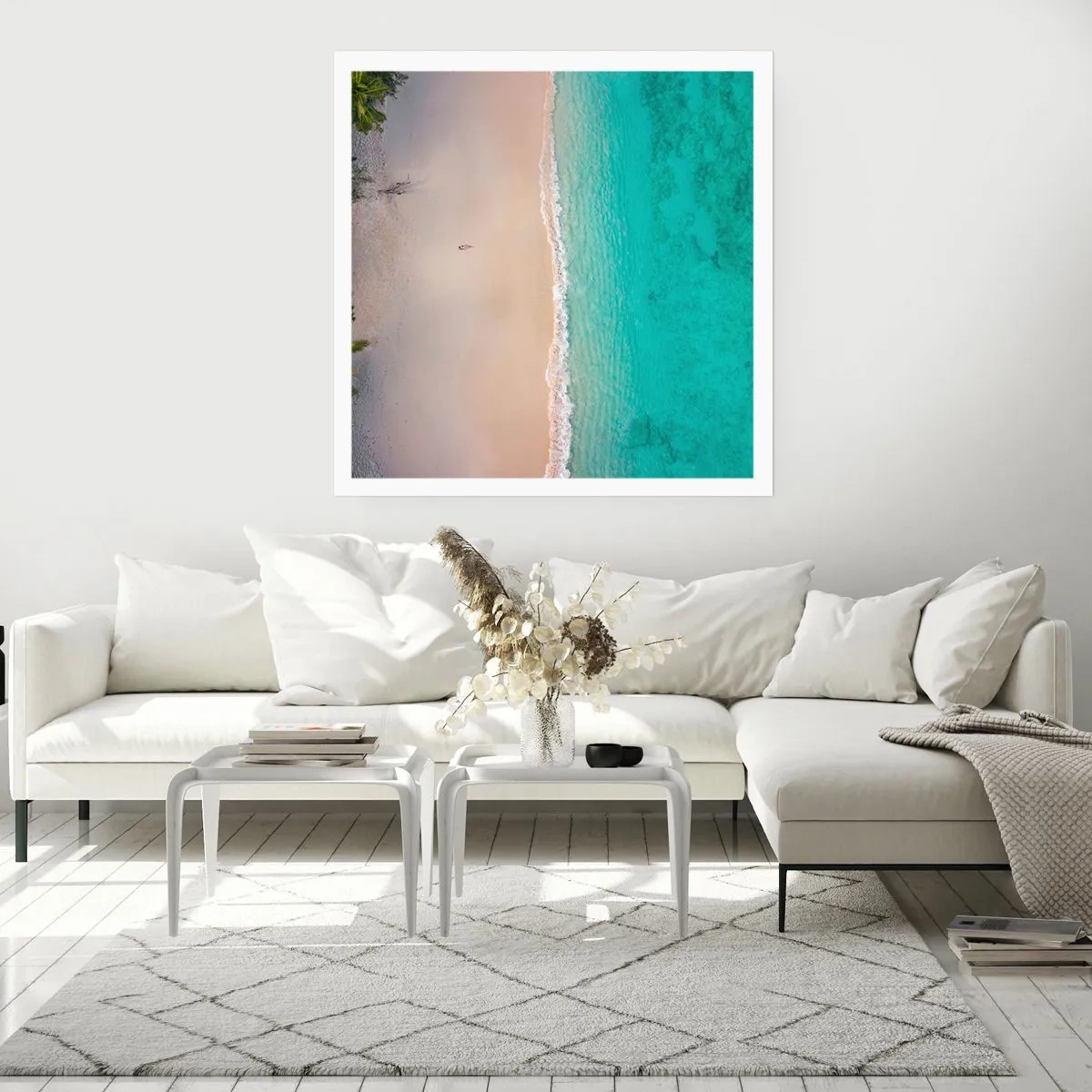 Poster - Paradise Beach - 30x30 cm