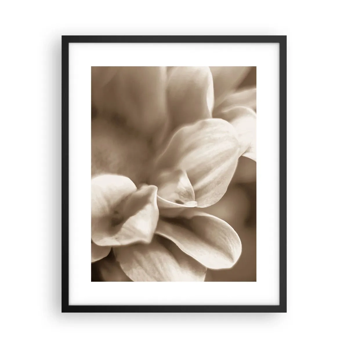 Poster in black frame - Soft as a Smile - 40x50 cm