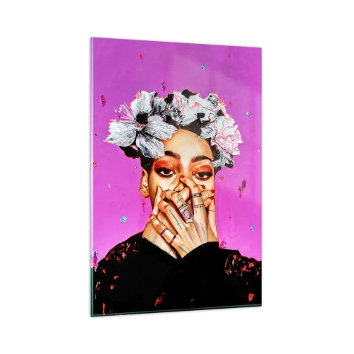 Glass picture - A Bit Crazy - 80x120 cm