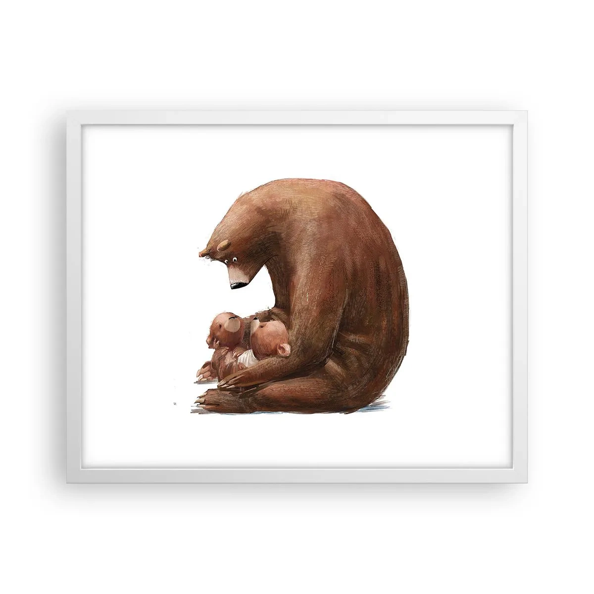 Poster in white frmae - Sweet Dreams, Kids - 50x40 cm