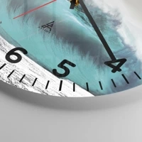 Clock face with numbers