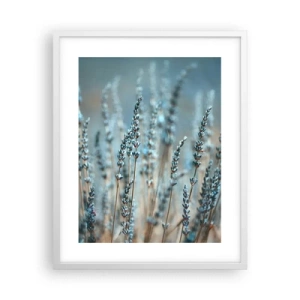 Poster in white frmae - Fragrant Grass - 40x50 cm
