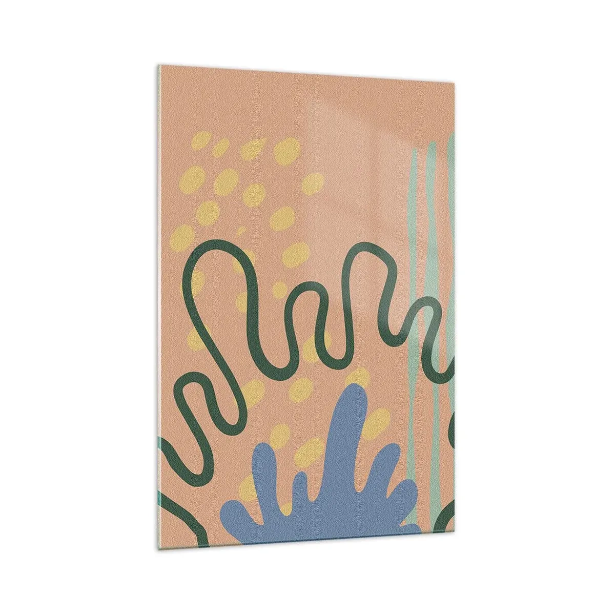 Glass picture - Abstract: Variety of Nature - 70x100 cm