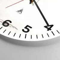 Clock face with numbers