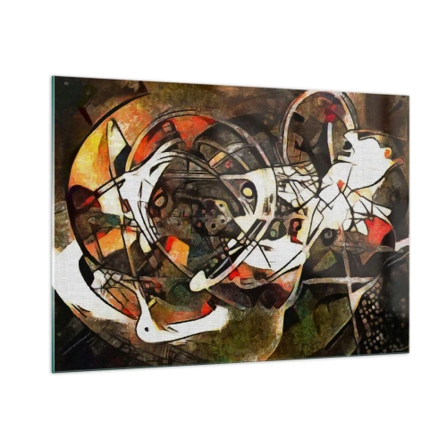 Glass picture - Can You Hear Movement? - 100x70 cm