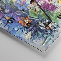 Clock face with numbers