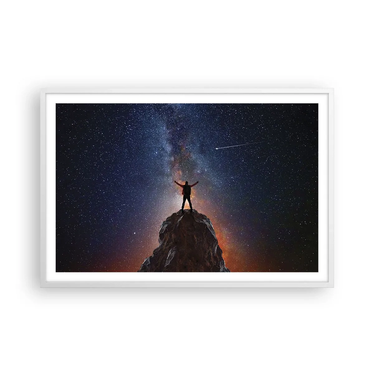 Poster in white frmae - Power Is with Me! - 91x61 cm