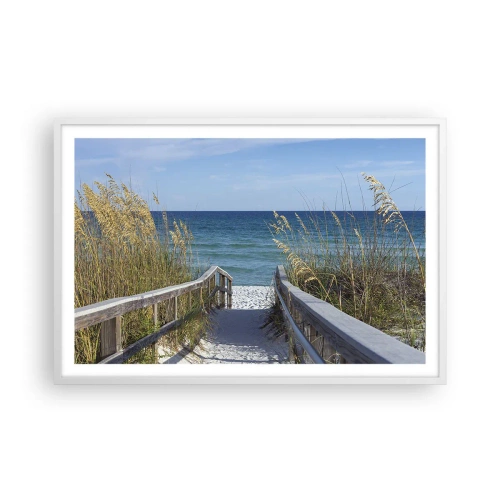 Poster in white frmae - In the Sun, out in the Wind - 91x61 cm