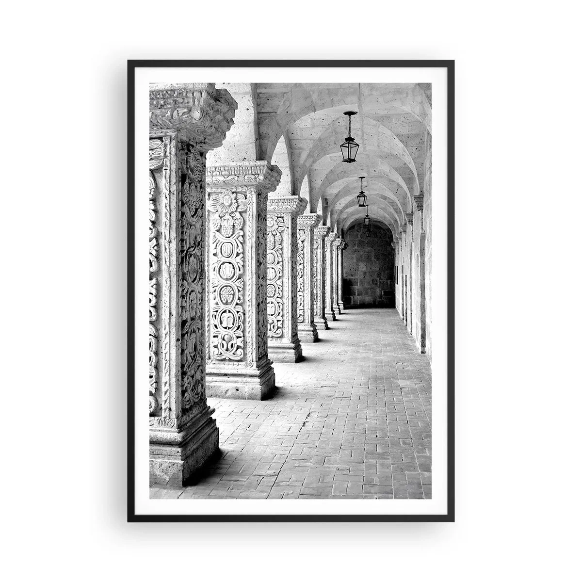 Poster in black frame - Where is this Going...? - 70x100 cm