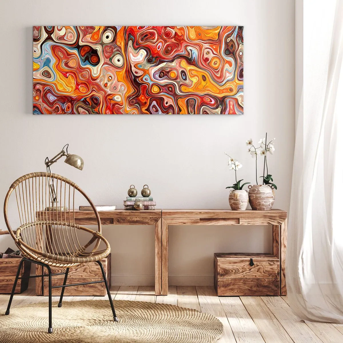 Canvas picture - If Nuts Dissolved in Honey - 140x50 cm