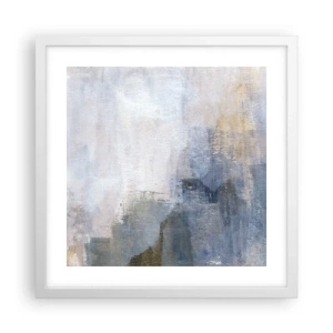 Poster in white frmae - Tones and Chords of Colours - 40x40 cm