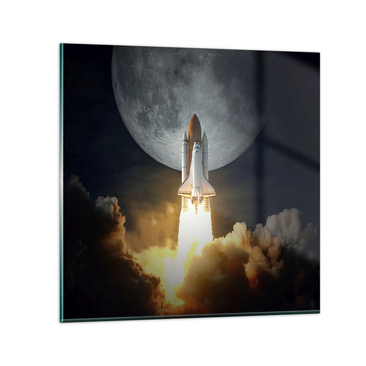 Glass picture - Beginning of Unearthly Adventure - 30x30 cm