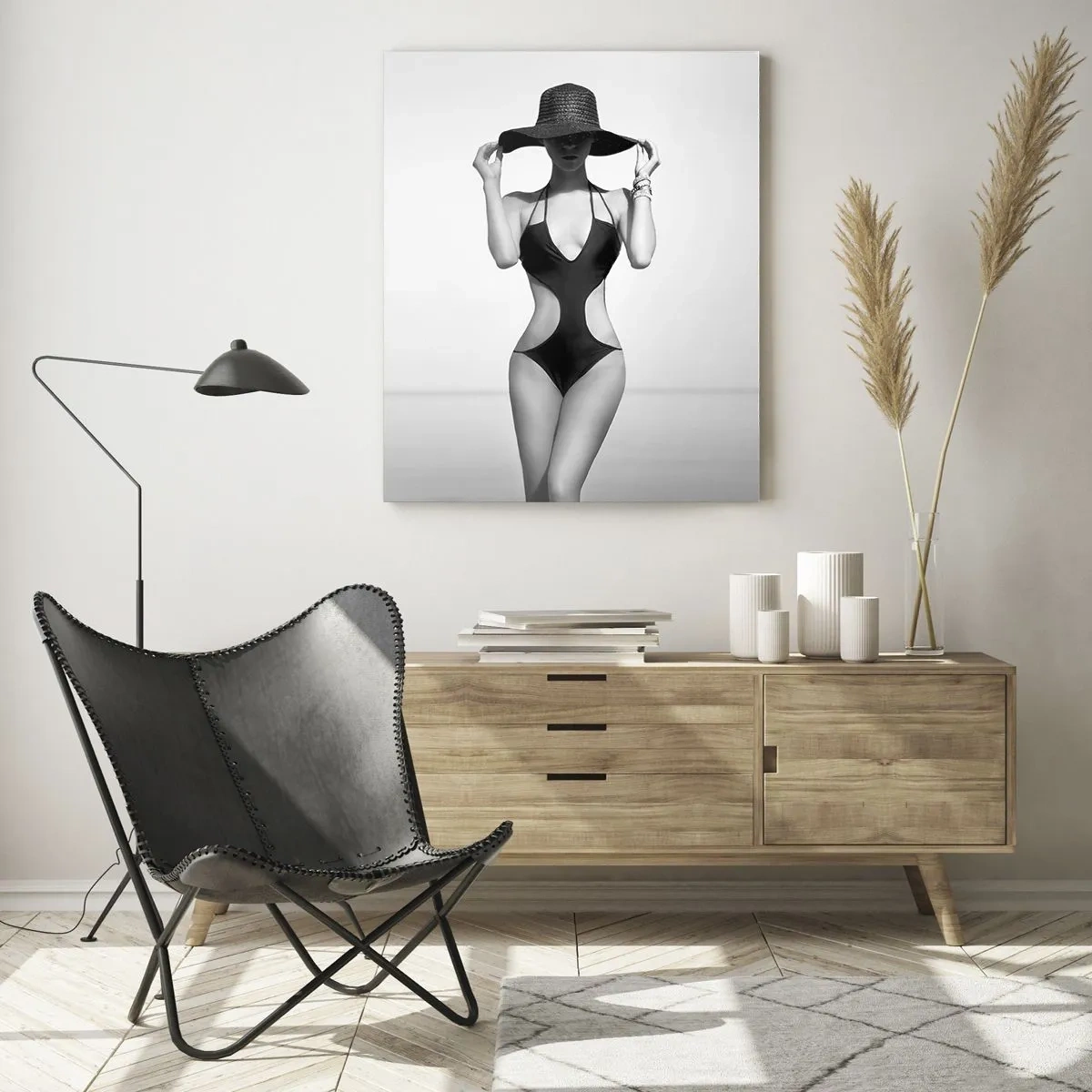 Glass picture - My Name Is: Elegance - 70x100 cm