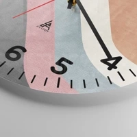 Clock face with numbers