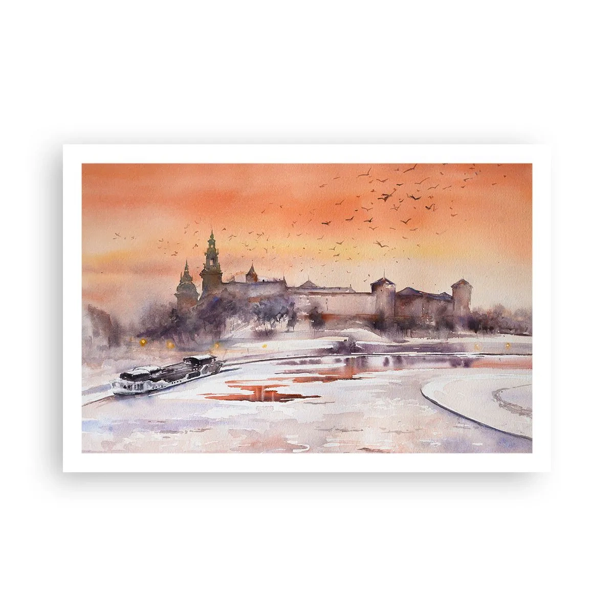 Poster - Royal Sunset - 91x61 cm