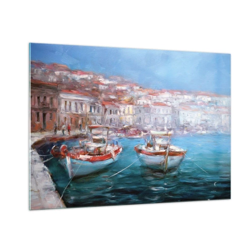 Glass picture - Italian Bay - 100x70 cm