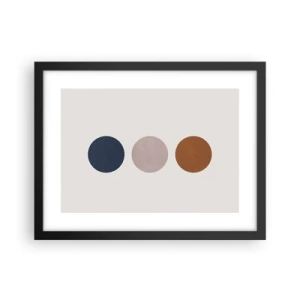 Poster in black frame - Symbol of Perfection - 40x30 cm