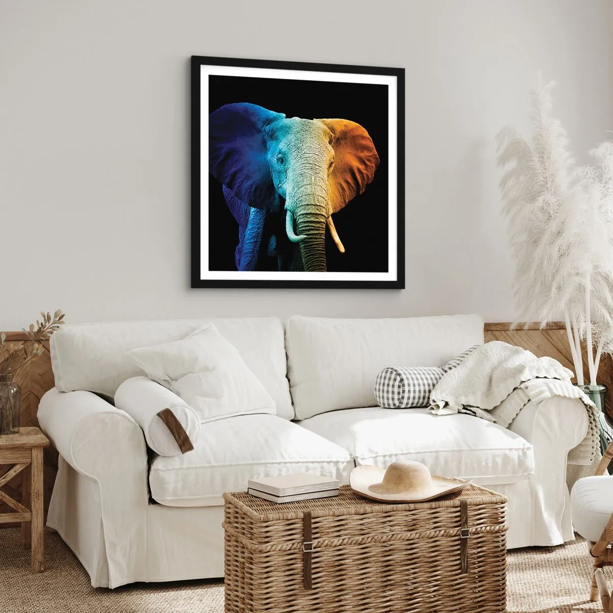 Poster in black frame - Eccentric, Not a Weirdo - 40x40 cm