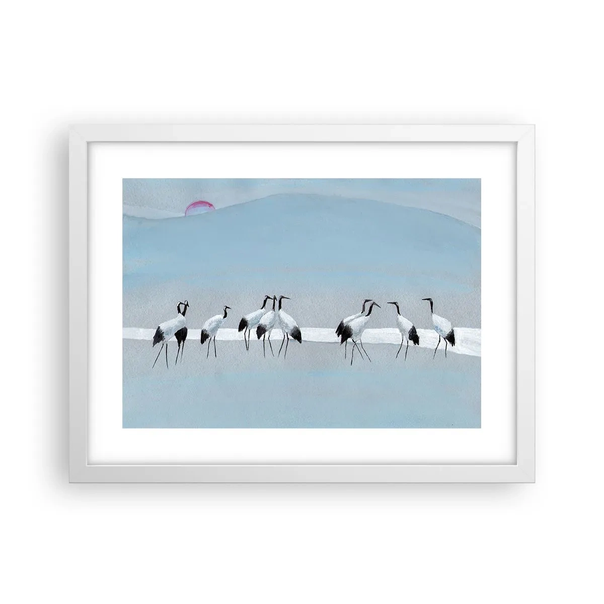 Poster in white frmae - After a Hot Day - 40x30 cm