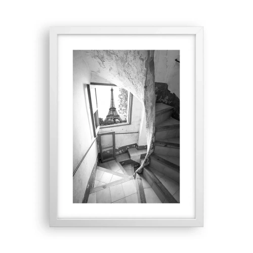 Poster in white frmae - What a View! - 30x40 cm