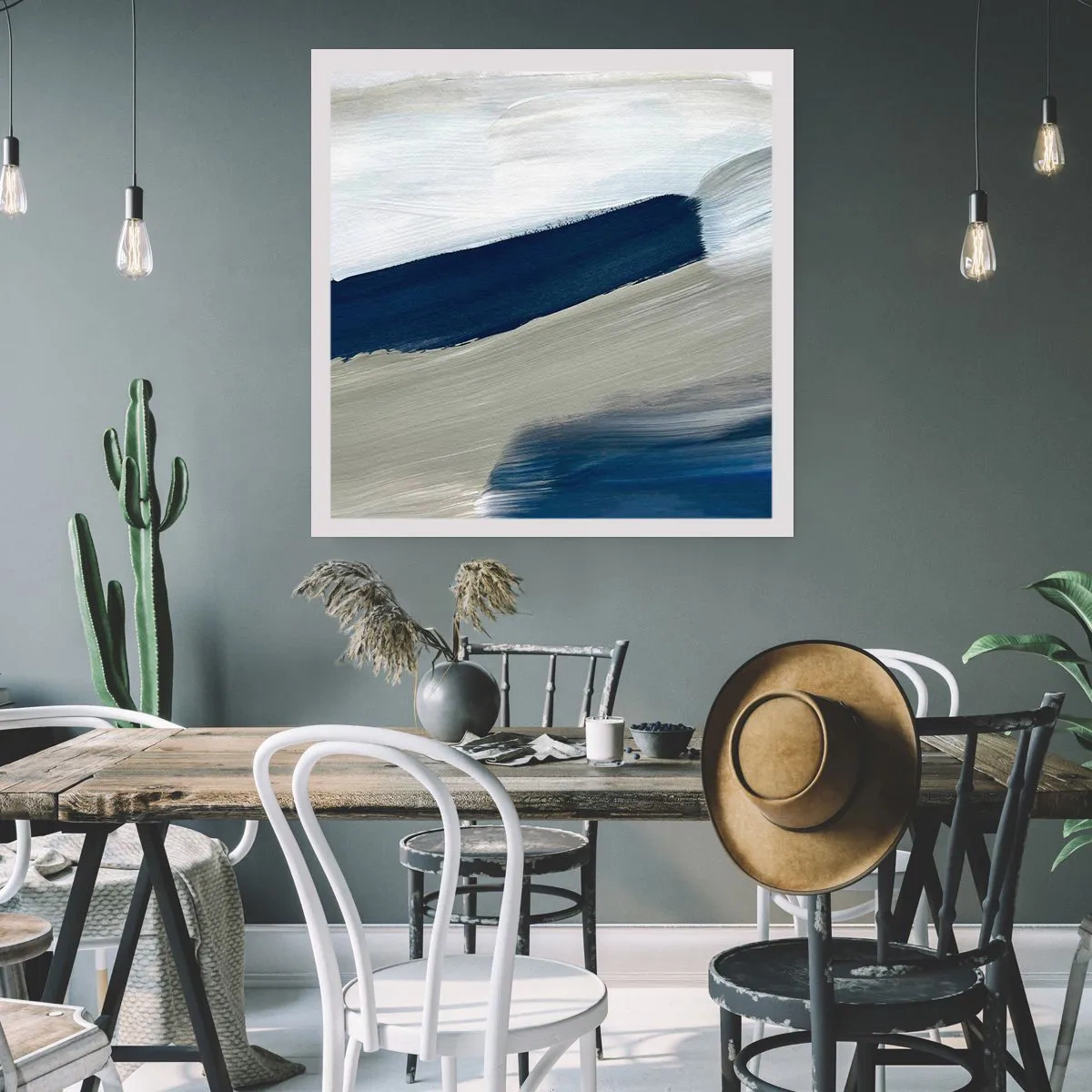 Poster - Encounter with White - 50x50 cm