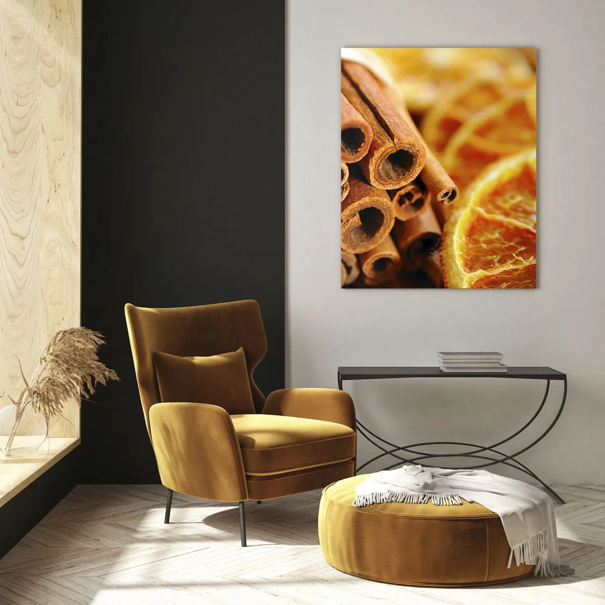 Glass picture - Can You Smell the Aroma? - 50x70 cm