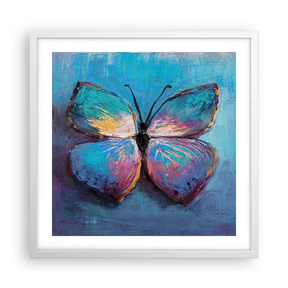 Poster in white frmae - In Full Splendour - 50x50 cm