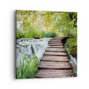 Canvas picture - Not Such Quiet Water - 40x40 cm