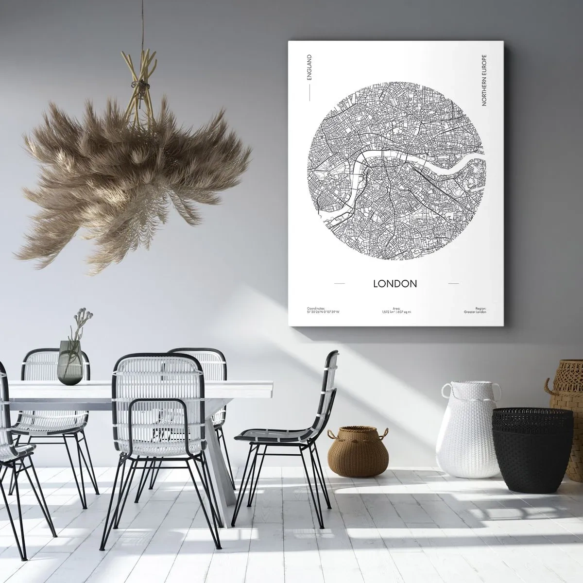 Canvas picture - Anatomy of London - 70x100 cm