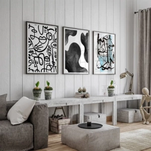 Dark lines - Inspiration for the living room