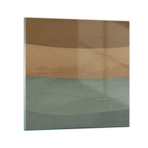 Glass picture - Horizontal Compostion - 60x60 cm