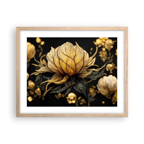 Poster in light oak frame - Subtle Fragility - 50x40 cm