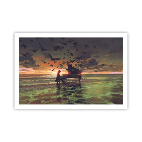 Poster - Concert for Piano and Waves - 91x61 cm