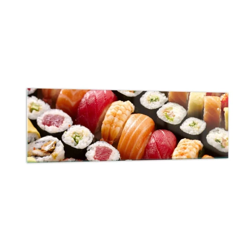 Glass picture - Colours and Flavours of Asia - 160x50 cm