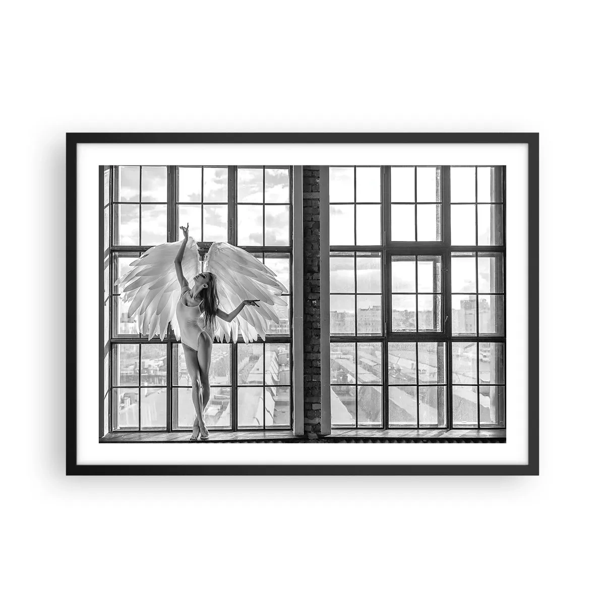 Poster in black frame - City of Angels? - 70x50 cm