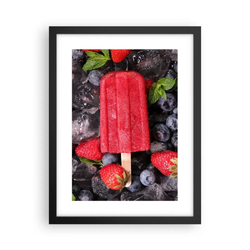 Poster in black frame - Flavour of Hot Summer - 30x40 cm
