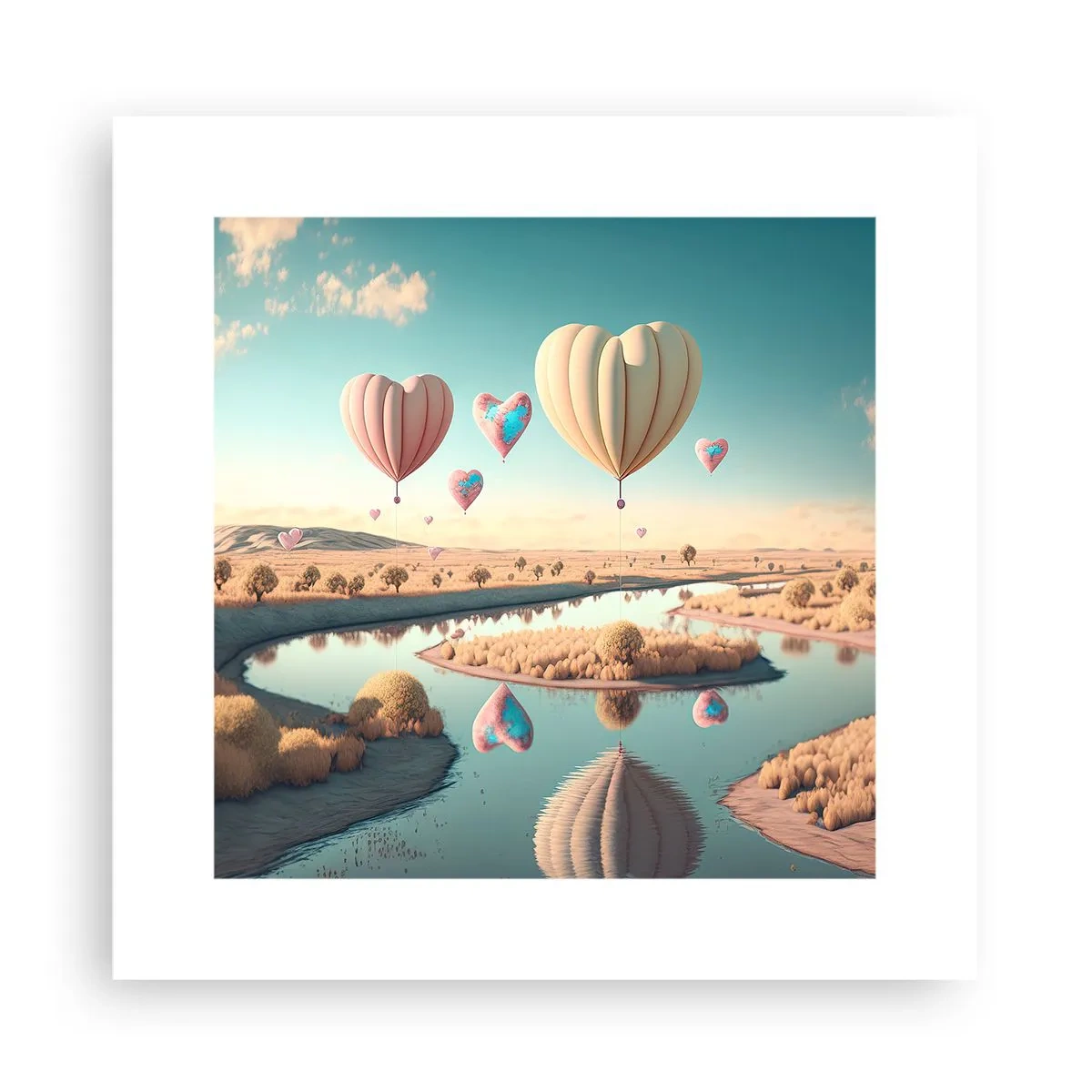 Poster - Love Lifts You up - 30x30 cm