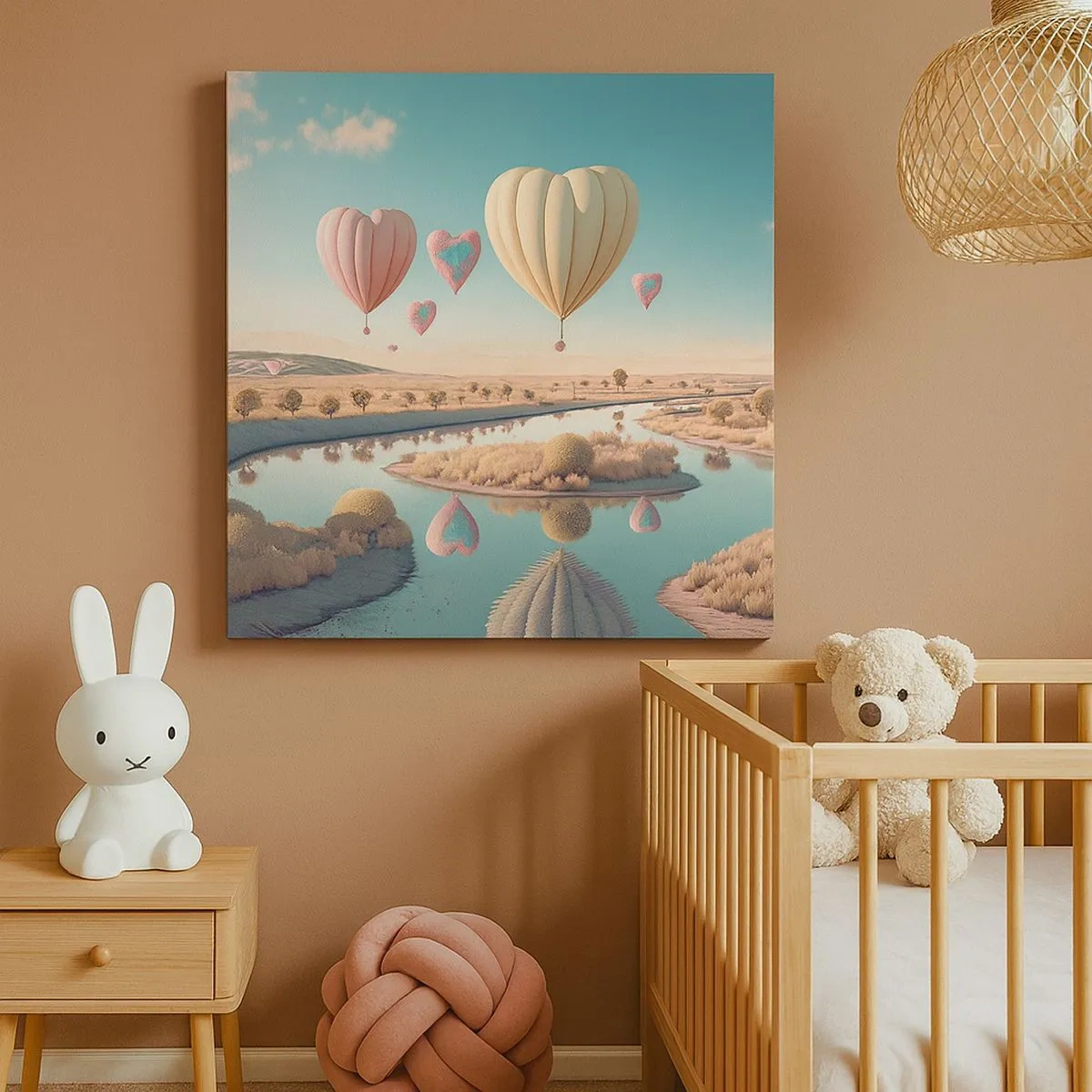 Canvas picture - Love Lifts You up - 30x30 cm