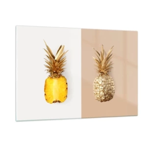 Glass picture - Pineapple for Us - 120x80 cm